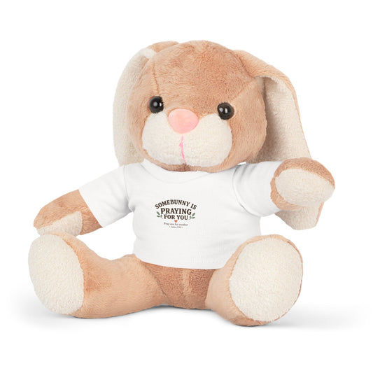 Somebunny Is Praying for You Plush Bunny – James 5:16