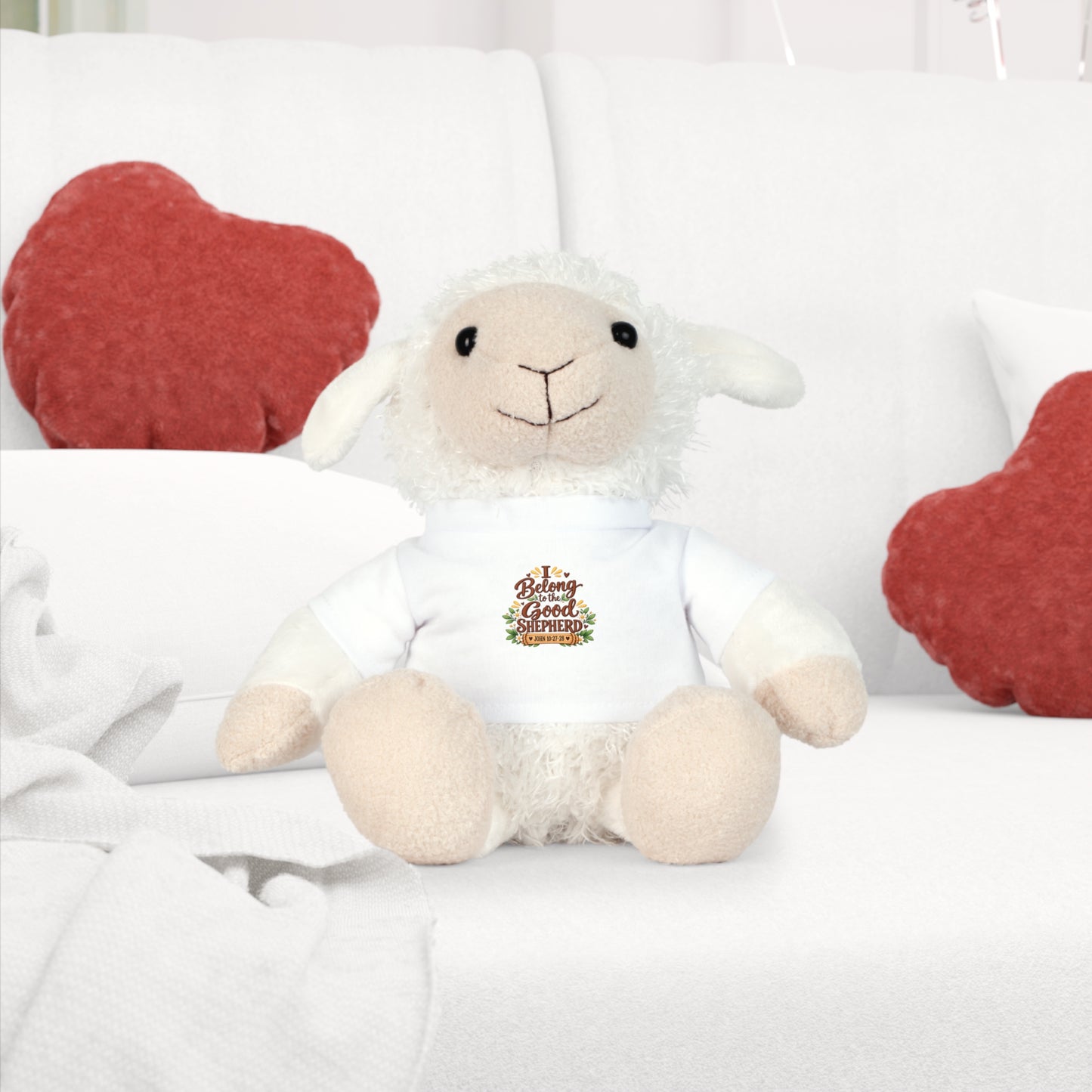 I Belong to the Good Shepherd Plush Lamb – John 10:27–28