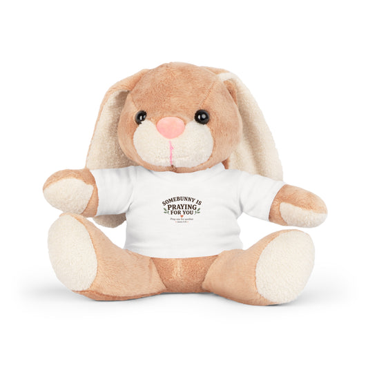 Somebunny Is Praying for You Plush Bunny – James 5:16