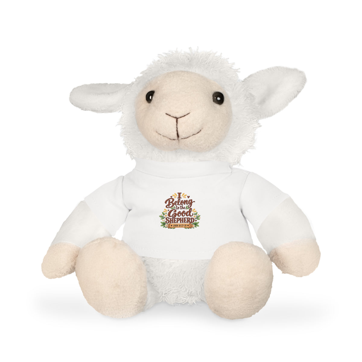 I Belong to the Good Shepherd Plush Lamb – John 10:27–28