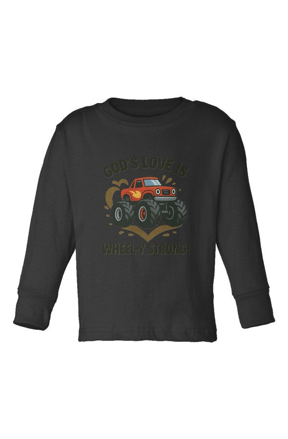 God 39 s Love is Wheel y Strong Kid 39 s Long Sleeve