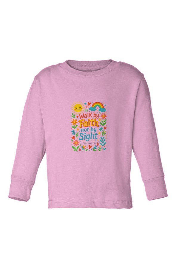 Walk by Faith Kid 39 s Long Sleeve