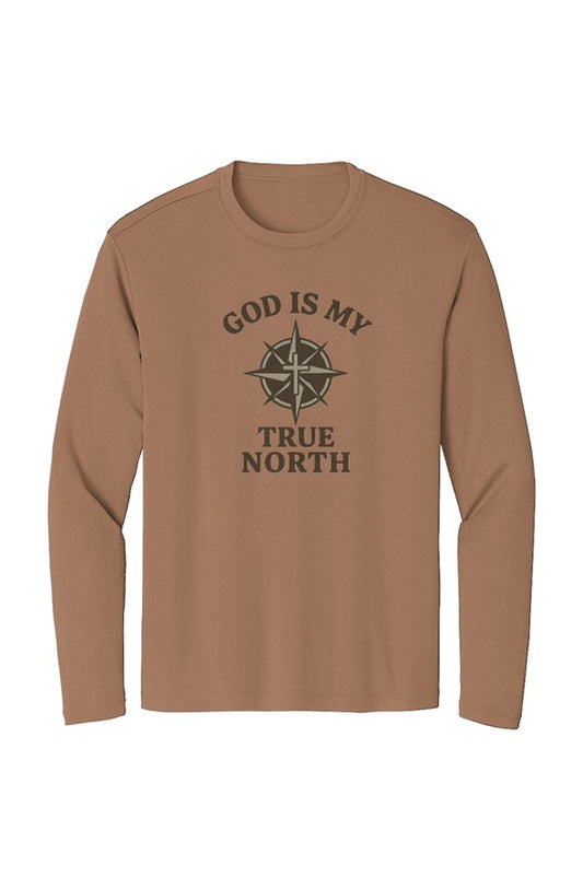 God is my True North Men 39 s Long Sleeve Shirt