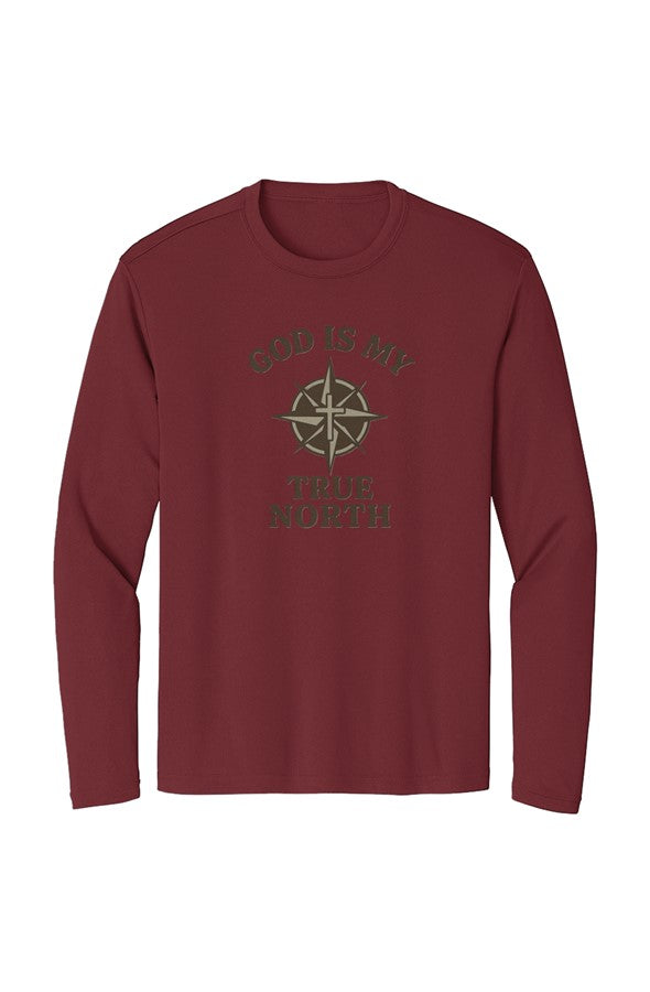 God is my True North Men 39 s Long Sleeve Shirt