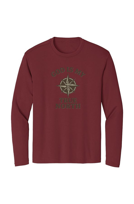 God is my True North Men 39 s Long Sleeve Shirt