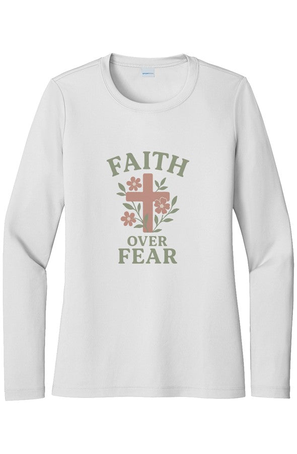 Faith Over Fear Women 39 s Long Sleeve Shirt