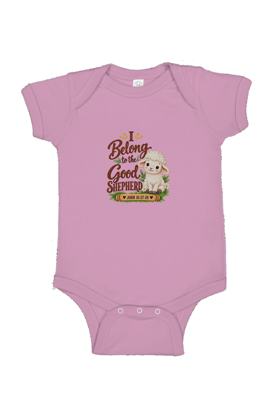 I Belong to the Good Shepherd Infant Bodysuit John 10 27 28