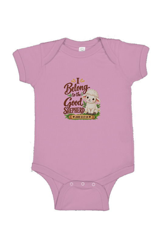 I Belong to the Good Shepherd Infant Bodysuit John 10 27 28