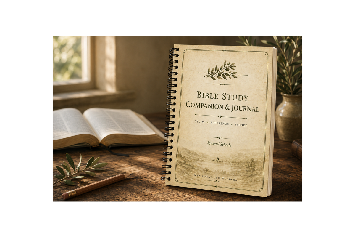 Bible Study Companion & Journal | 7 × 10 Coil-Bound Edition