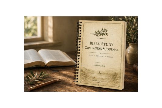 Bible Study Companion & Journal | 7 × 10 Coil-Bound Edition