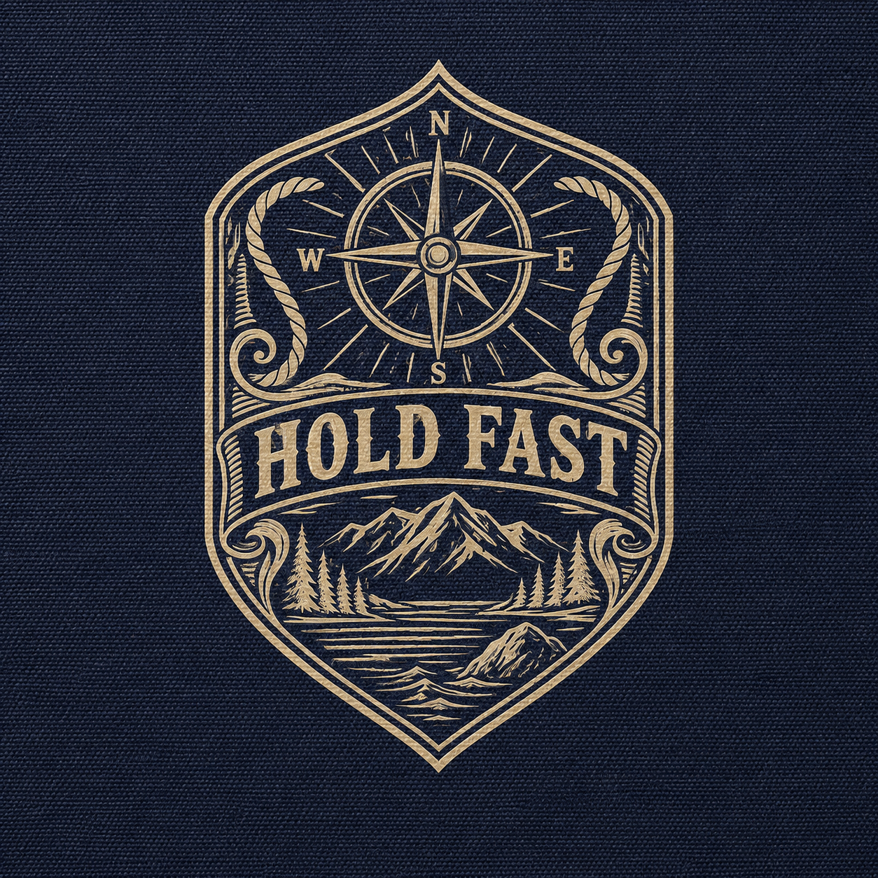 Hold Fast Hooded Work Jacket - Hebrews 10:23