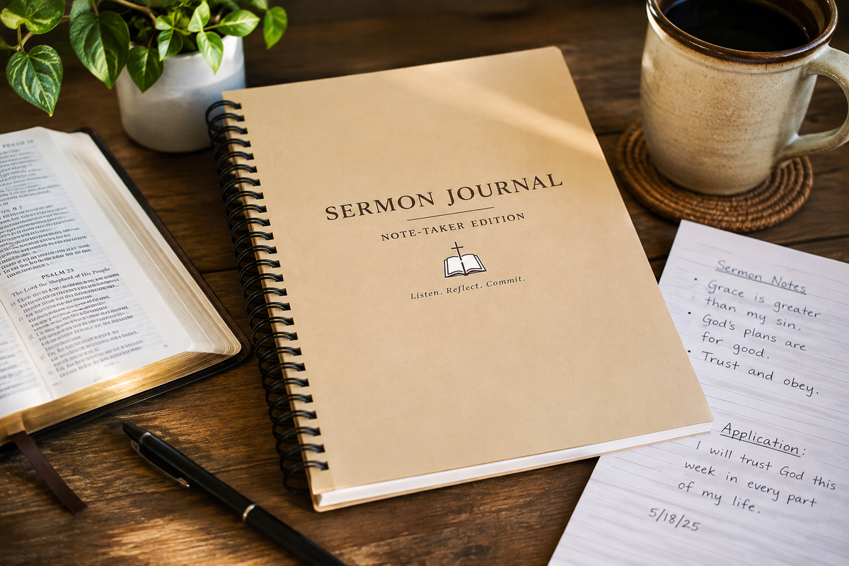 Sermon Journal - Note-Taker Edition
